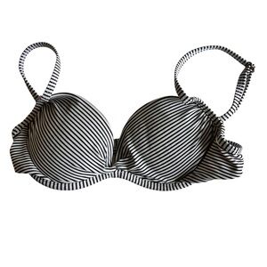 Xhilaration Striped Underwire Padded Bikini Top